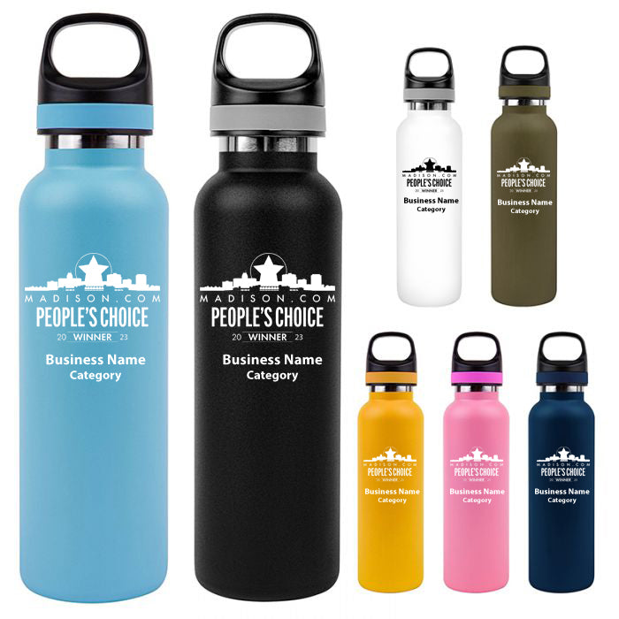 Embark Vacuum Insulated Water Bottle With Powder Coating, Copper Lining And  Twist Off Cap With Carry Handle Grip (20 oz.) - Kenny Products