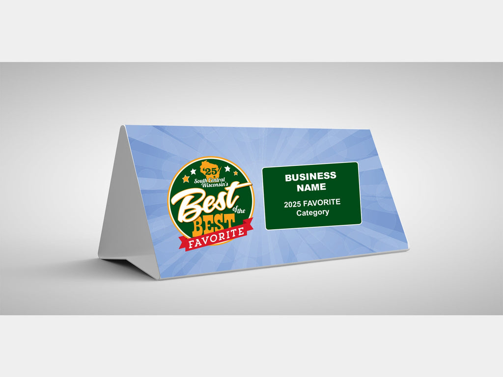 Table Topper Promo Table Toppers / Counter Toppers – Madison Peoples Choice | Best of the ...